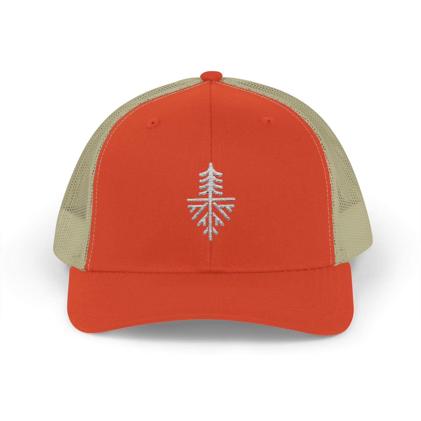 HUNTER ORANGE LOGO TRUCKER HAT
