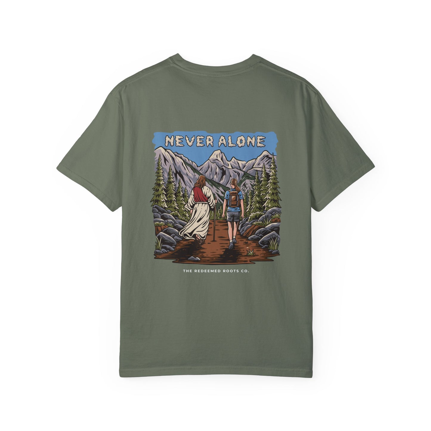 WOMEN NEVER HIKE ALONE T-SHIRT
