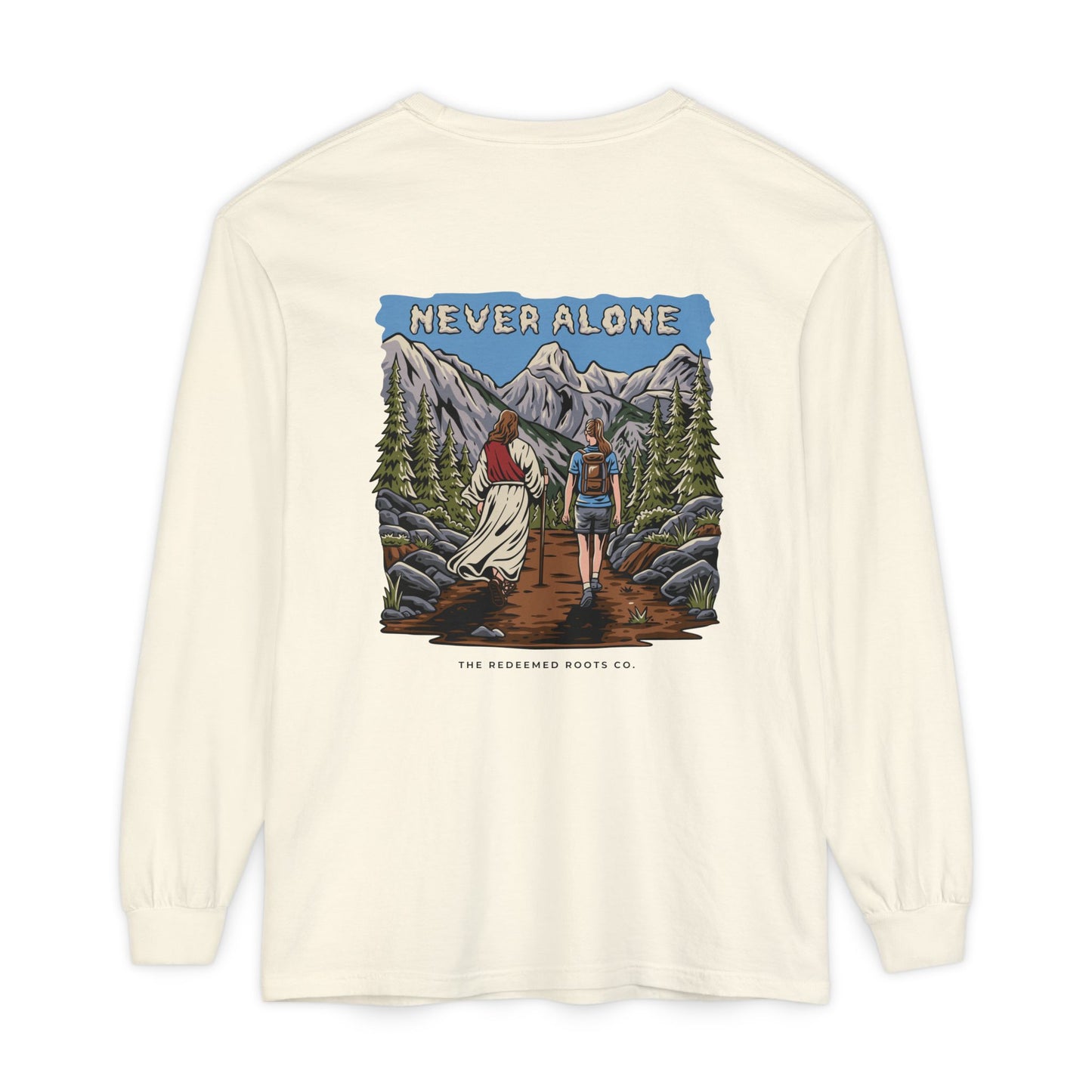 WOMEN NEVER HIKE ALONE LONG SLEEVE