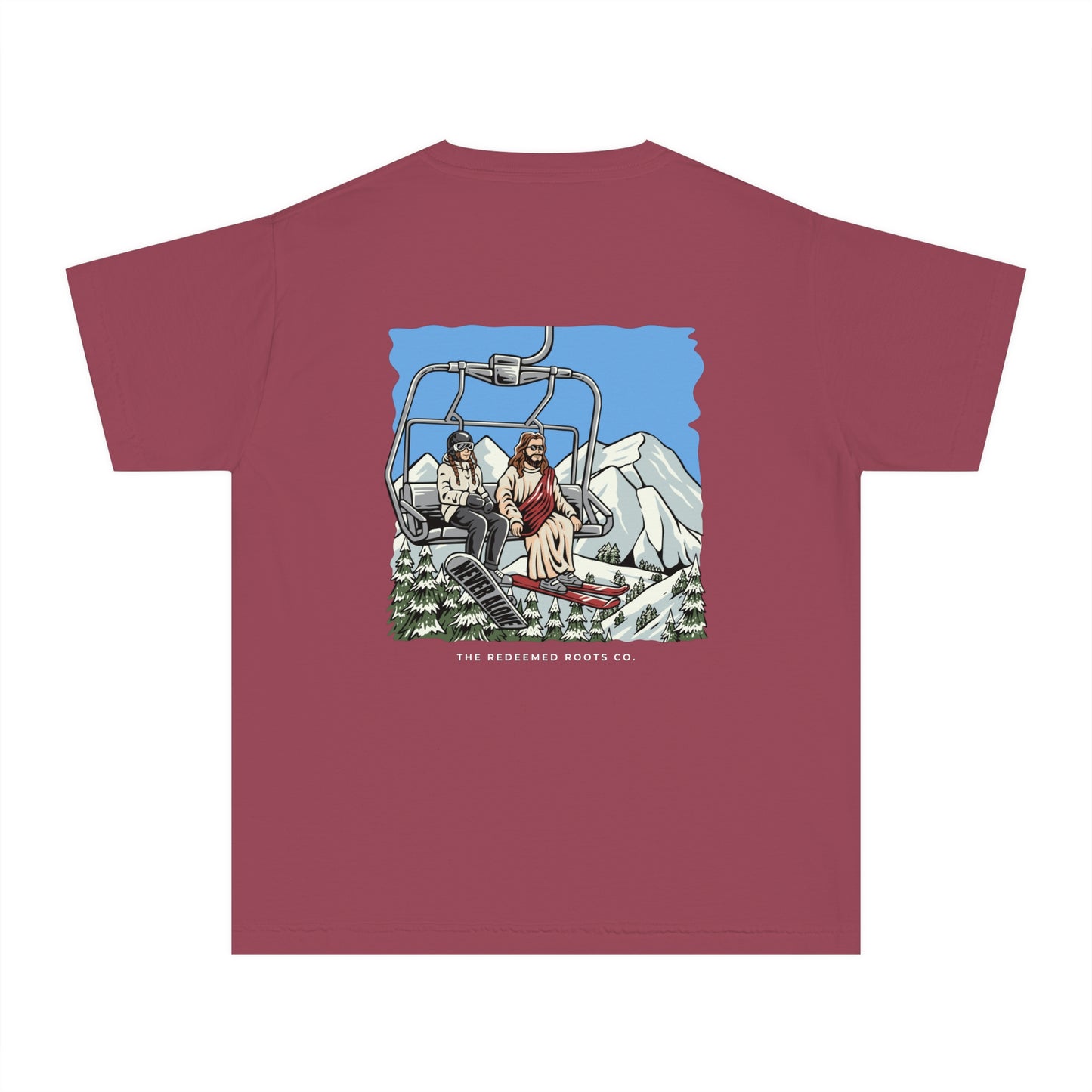 GIRLS NEVER SKI ALONE T-SHIRT