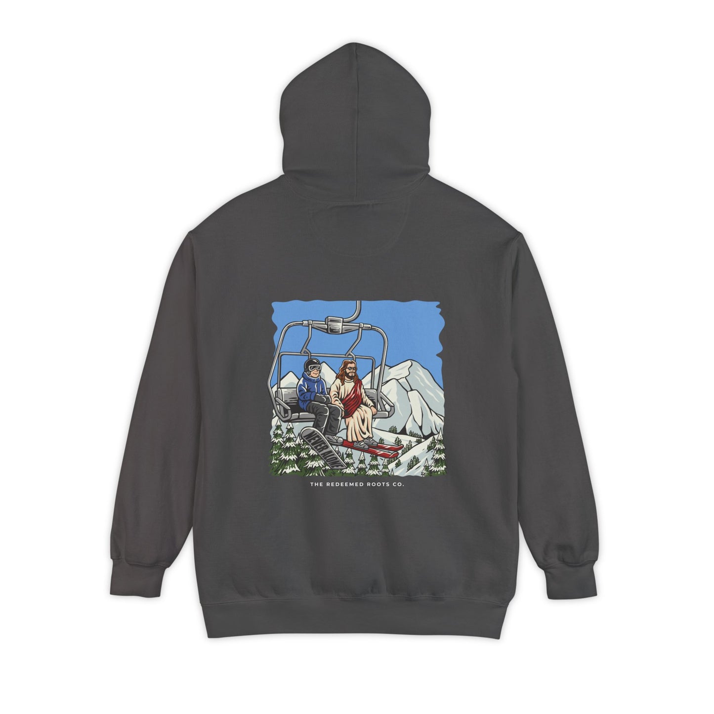 MEN NEVER SKI ALONE SWEATSHIRT