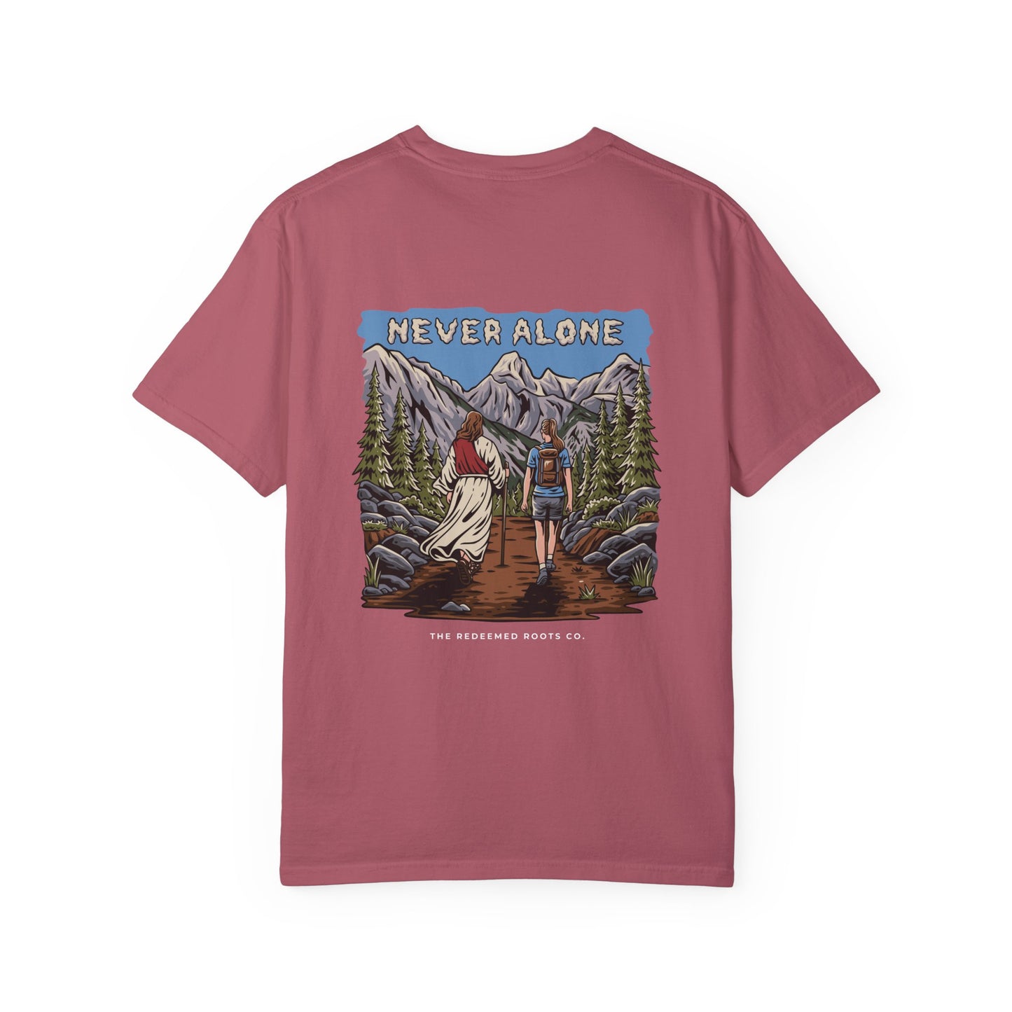 WOMEN NEVER HIKE ALONE T-SHIRT