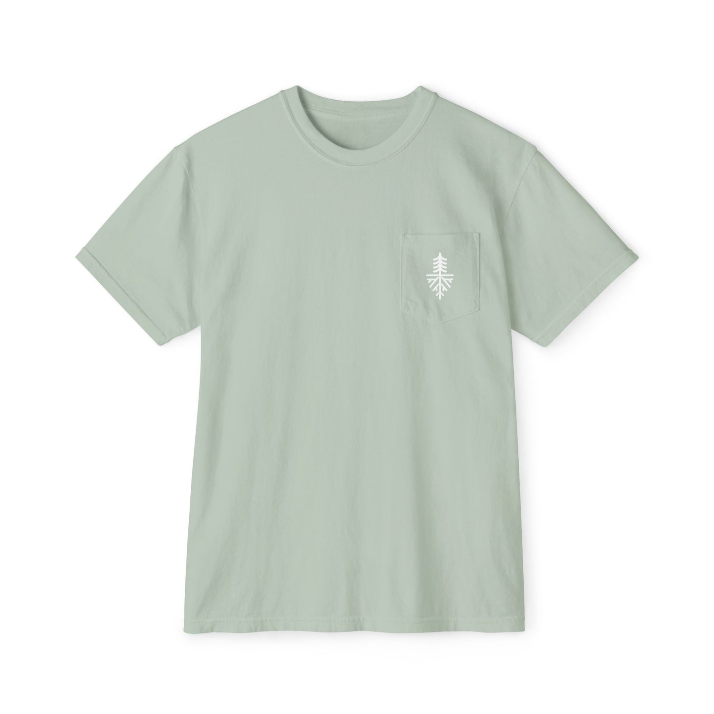 MEN NEVER SKI ALONE POCKET TEE