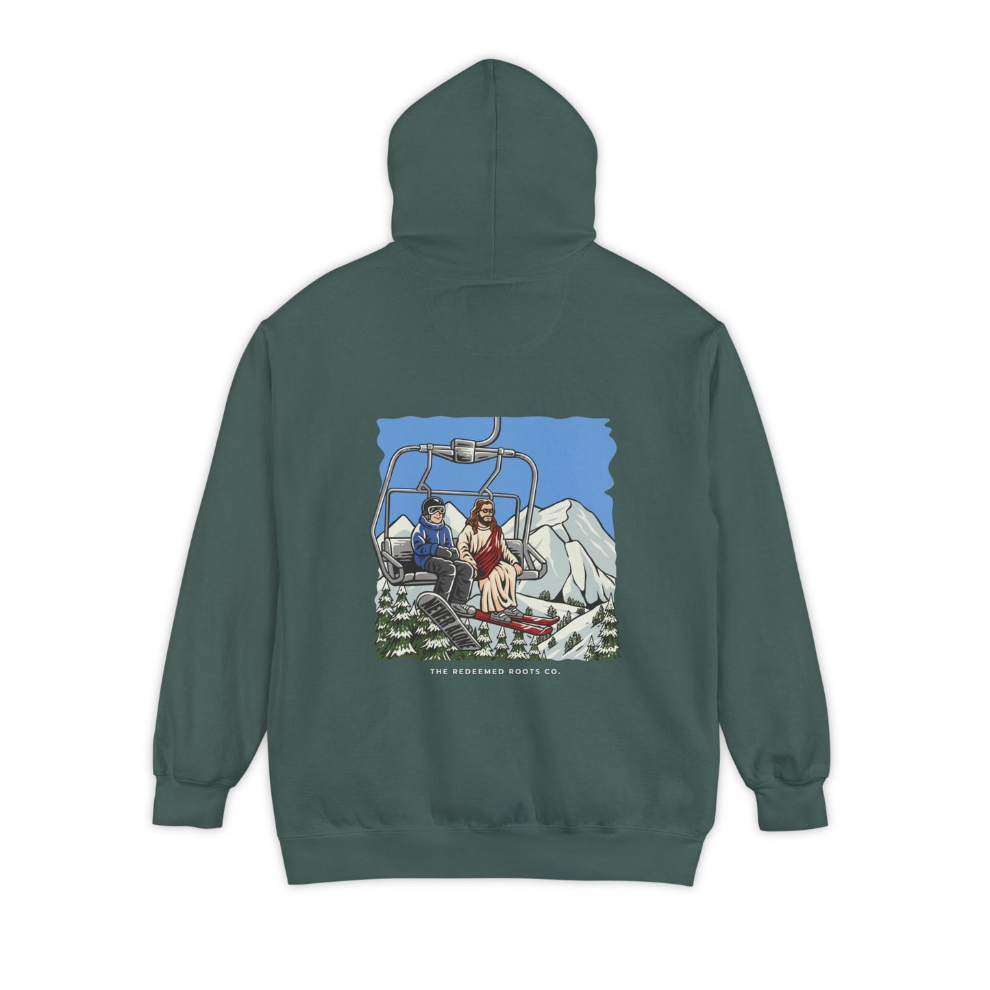 MEN NEVER SKI ALONE SWEATSHIRT