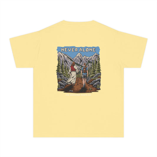 GIRLS NEVER HIKE ALONE T-SHIRT