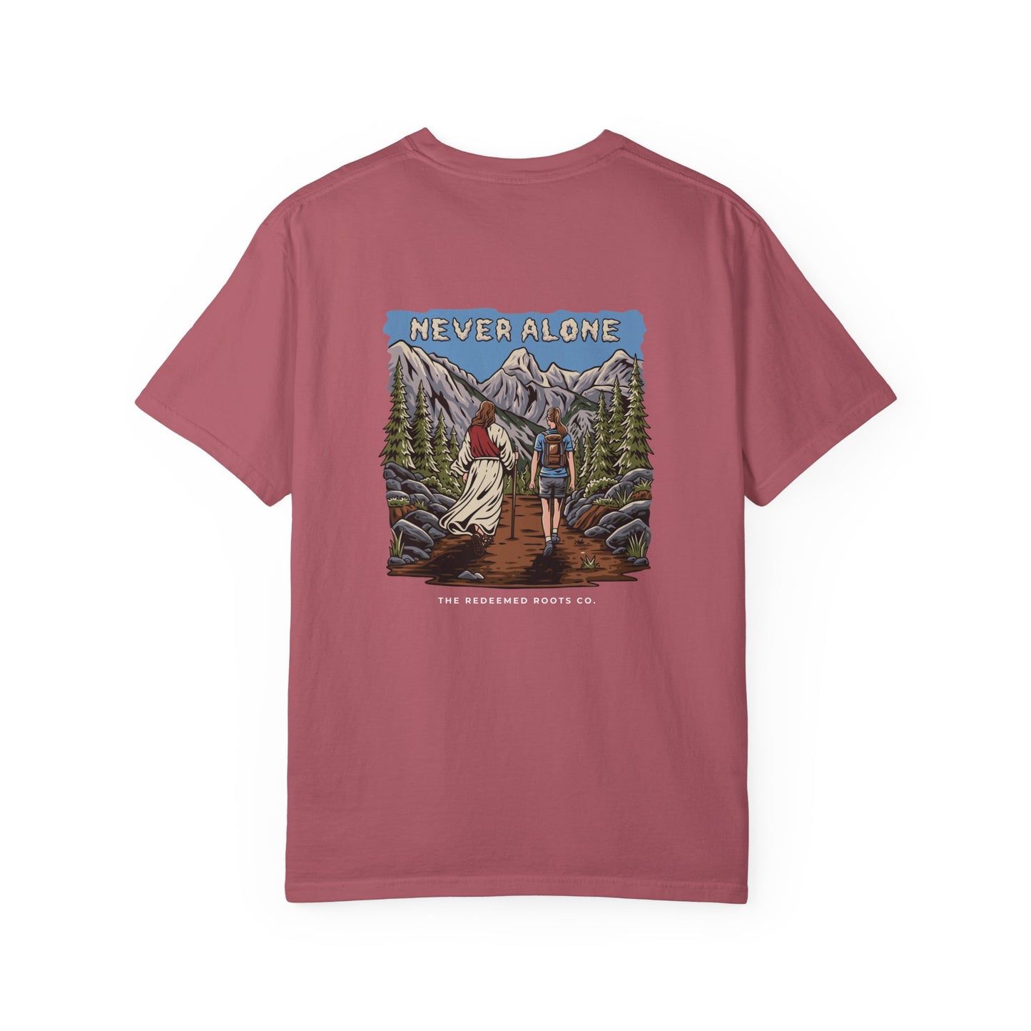 WOMEN NEVER HIKE ALONE T-SHIRT
