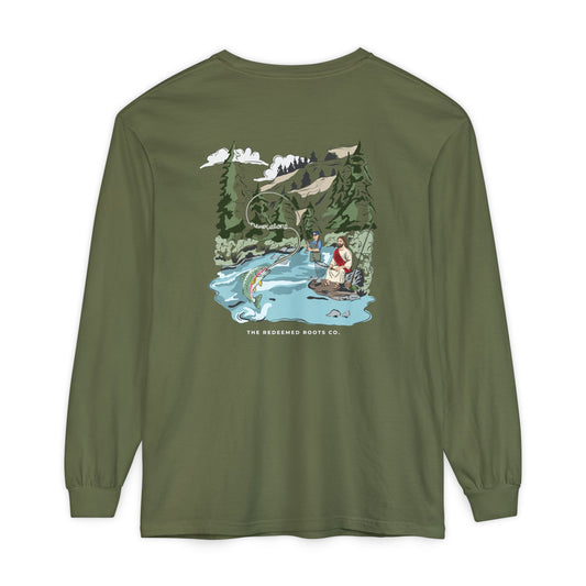 WOMEN NEVER FLY FISH ALONE LONG SLEEVE