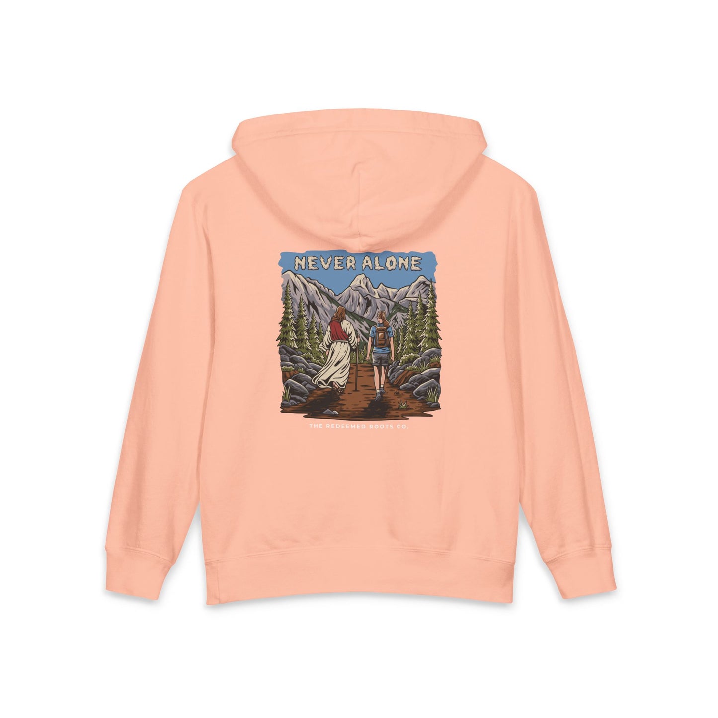 GIRLS NEVER HIKE ALONE SWEATSHIRT