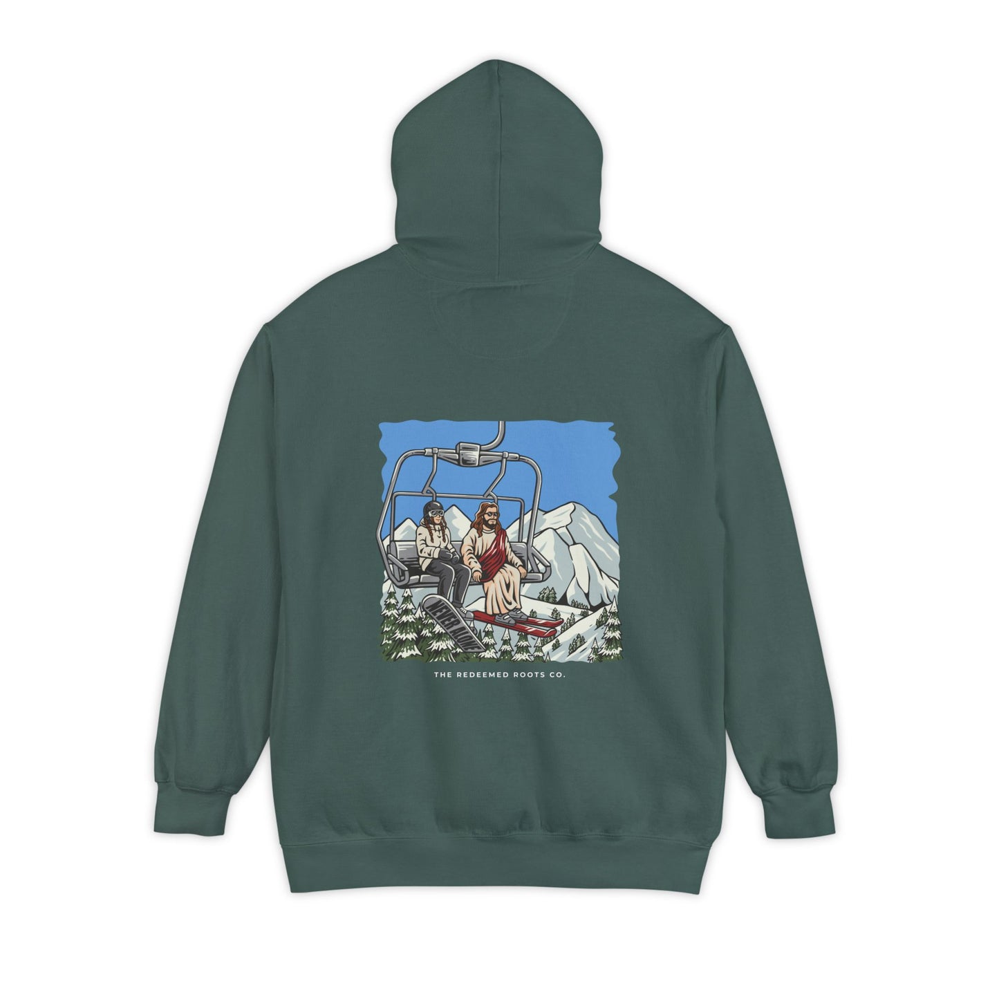 WOMEN NEVER SKI ALONE SWEATSHIRT