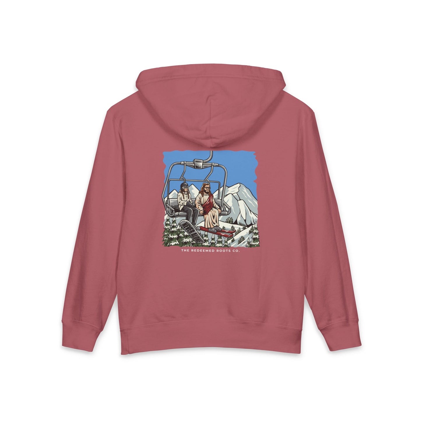 GIRLS NEVER SKI ALONE SWEATSHIRT