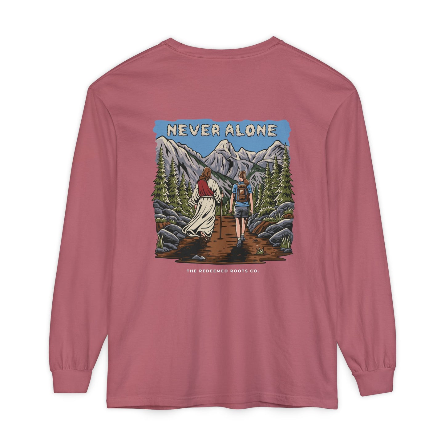 WOMEN NEVER HIKE ALONE LONG SLEEVE