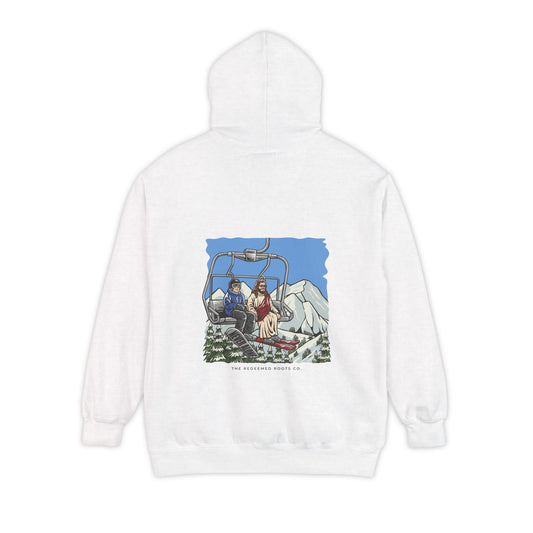 MEN NEVER SKI ALONE SWEATSHIRT