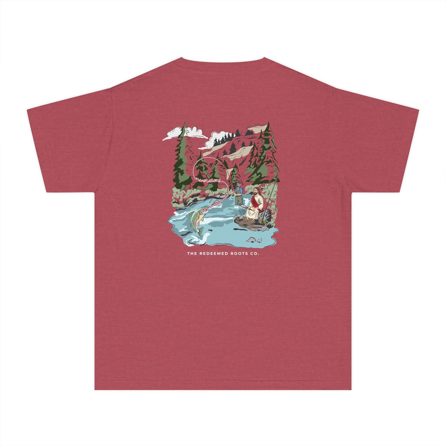 BOYS NEVER FLY FISH ALONE TEE