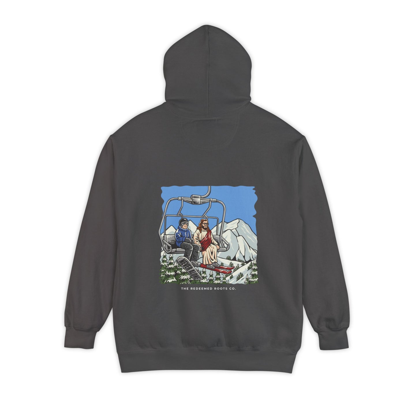 MEN NEVER SKI ALONE SWEATSHIRT