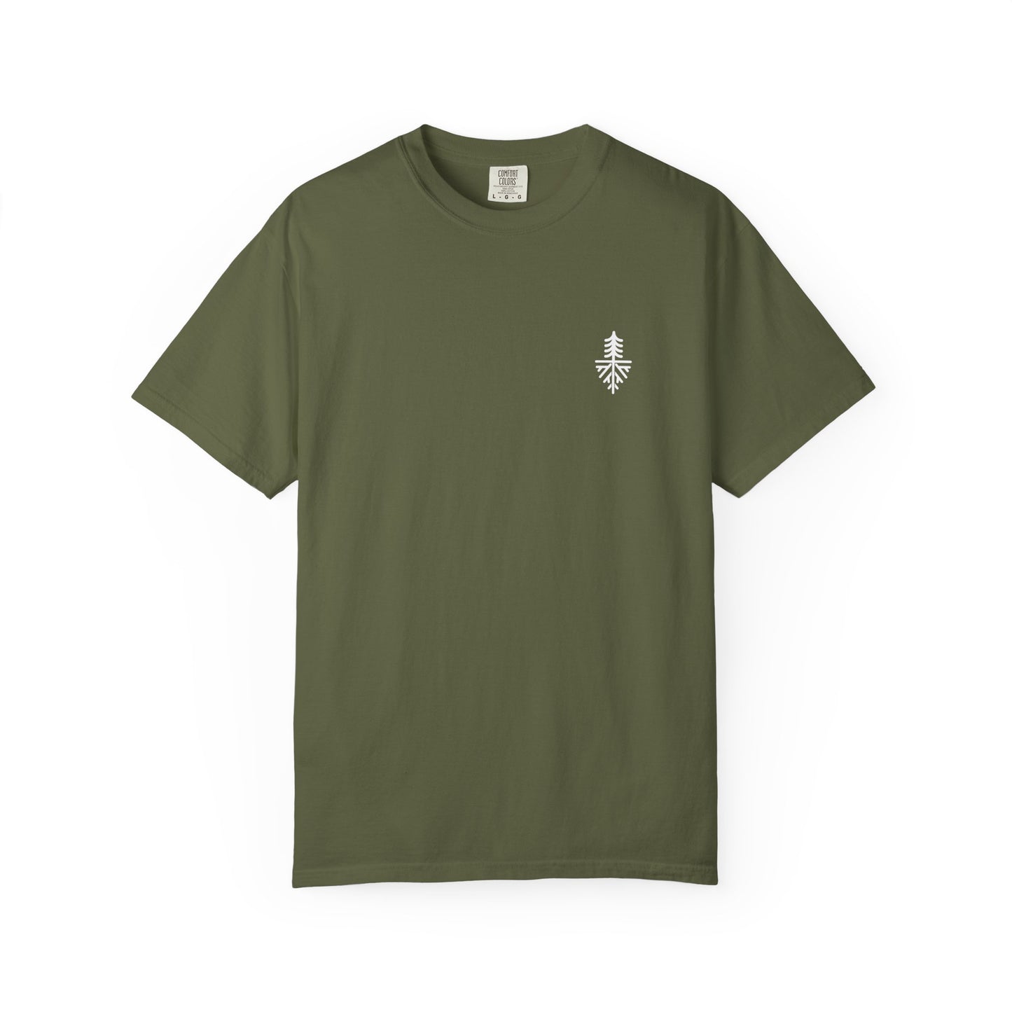 MEN NEVER CAMP ALONE TEE