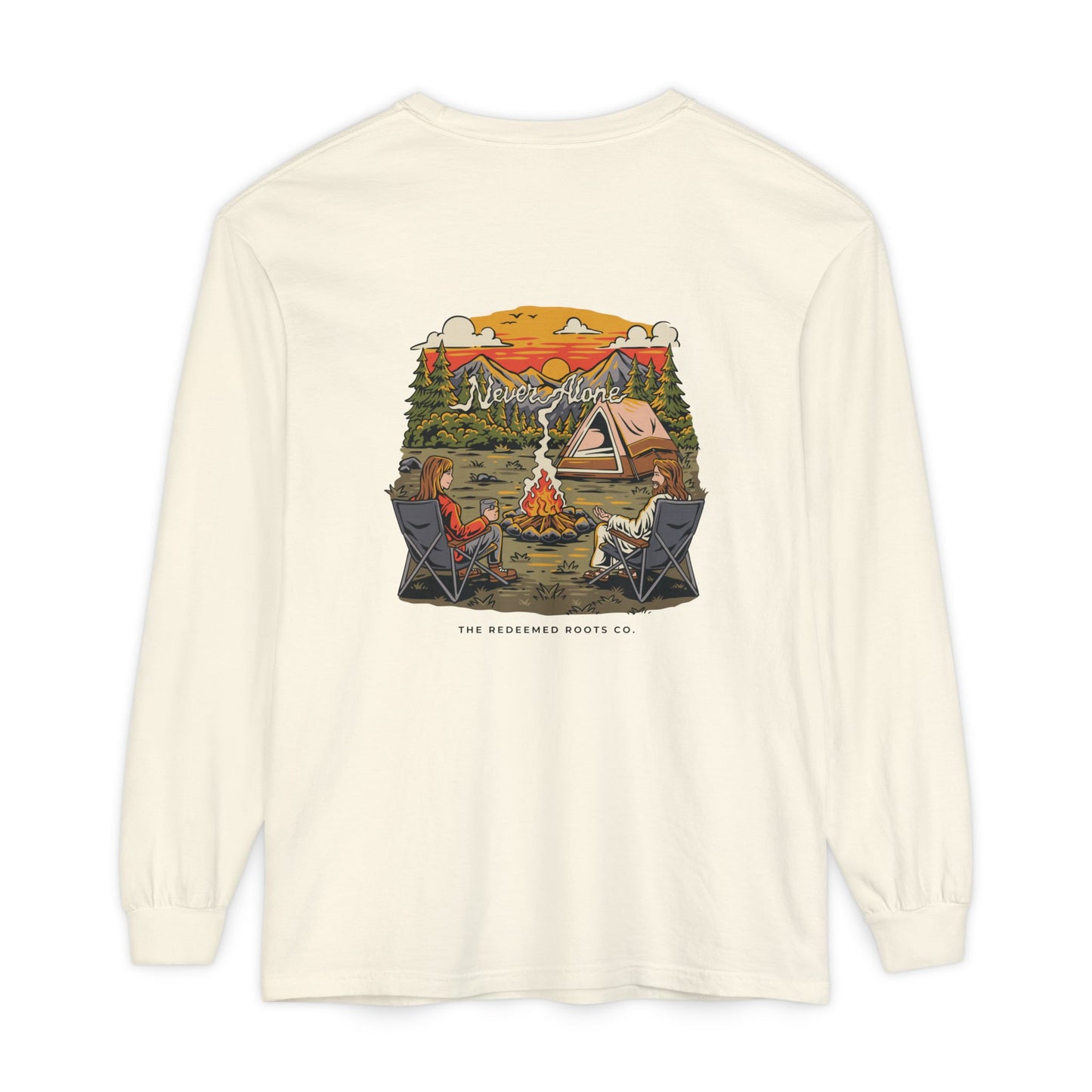 WOMEN NEVER CAMP ALONE LONG SLEEVE