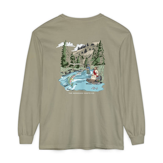 MEN NEVER FLY FISH ALONE LONG SLEEVE