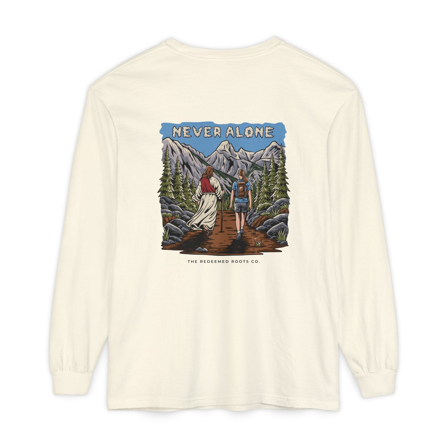 WOMEN NEVER HIKE ALONE LONG SLEEVE