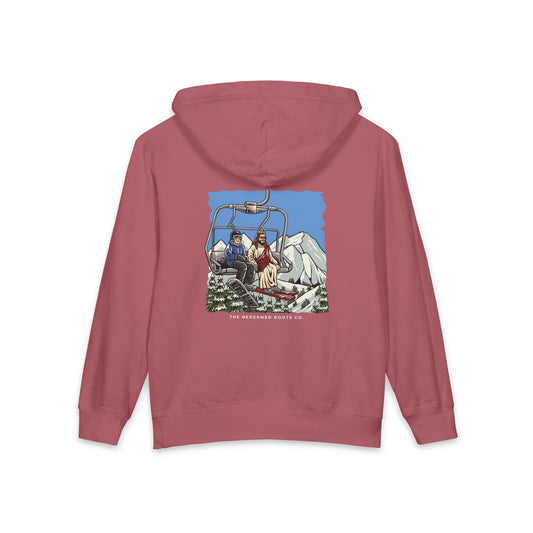 BOYS NEVER SKI ALONE SWEATSHIRT