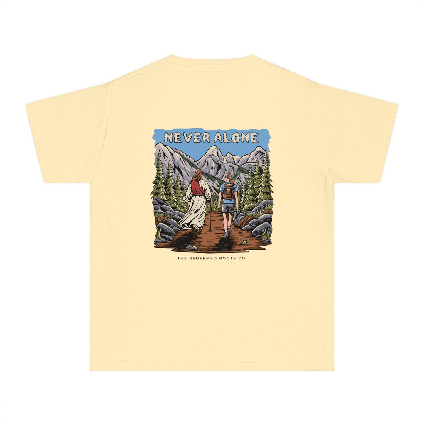 GIRLS NEVER HIKE ALONE T-SHIRT
