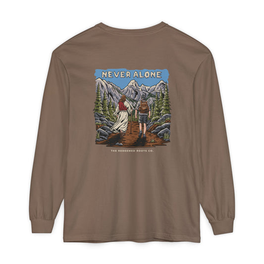 MEN NEVER HIKE ALONE LONG SLEEVE