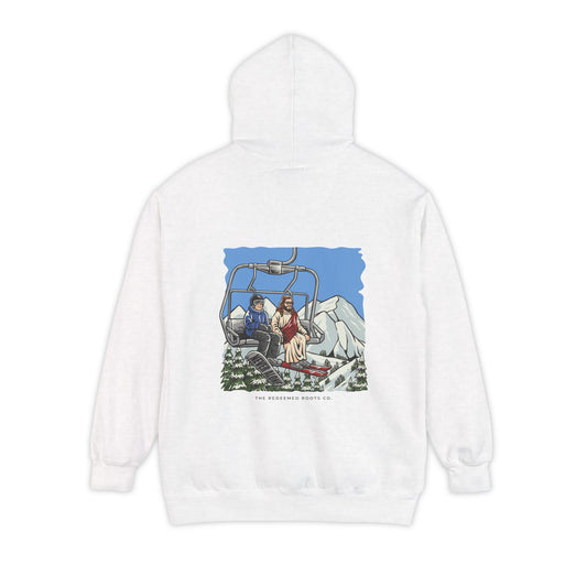 MEN NEVER SKI ALONE SWEATSHIRT