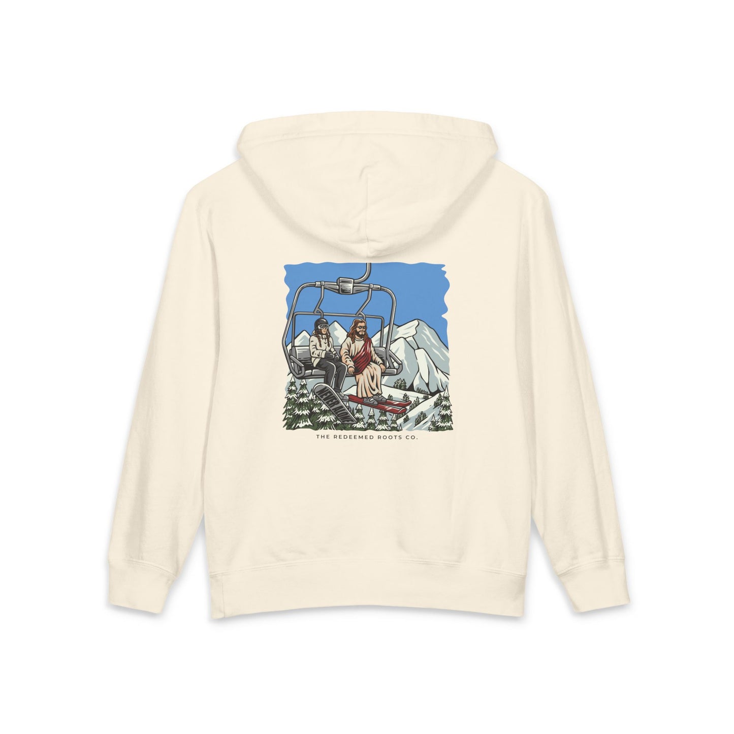 GIRLS NEVER SKI ALONE SWEATSHIRT