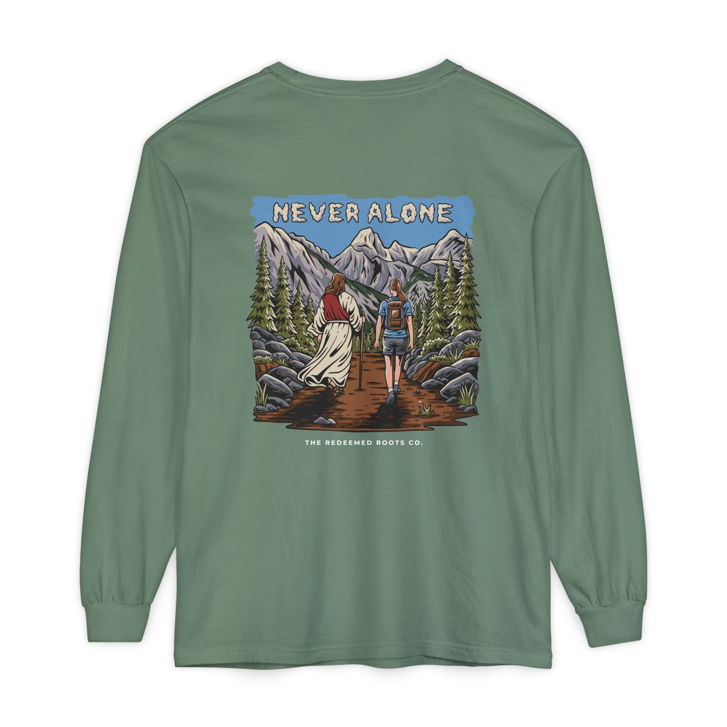 WOMEN NEVER HIKE ALONE LONG SLEEVE